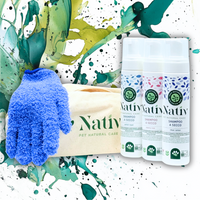 Kit Shampoo a Secco con Borsa in Tela Organica e Guanto