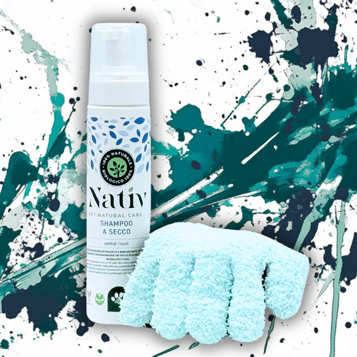 Shampoo a Secco 200 ml con Guanto