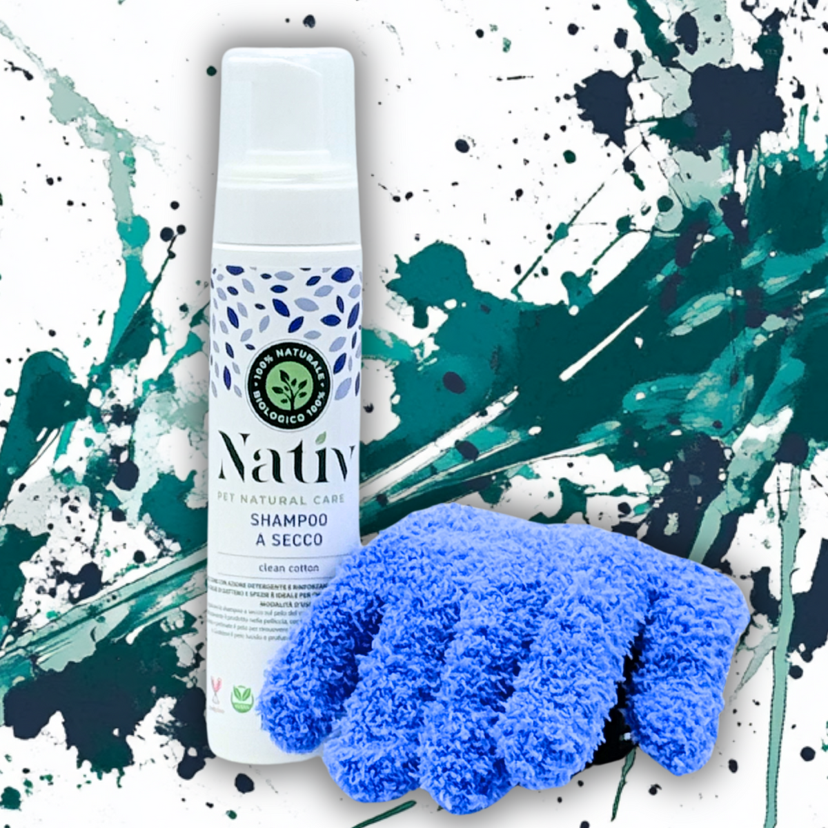 Shampoo a Secco 200 ml con Guanto