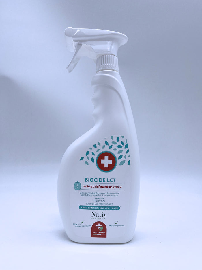 Biocide LCT, pulitore disinfettante universale