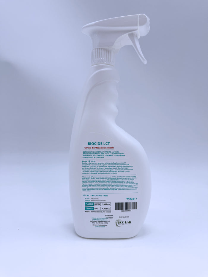 Biocide LCT, pulitore disinfettante universale