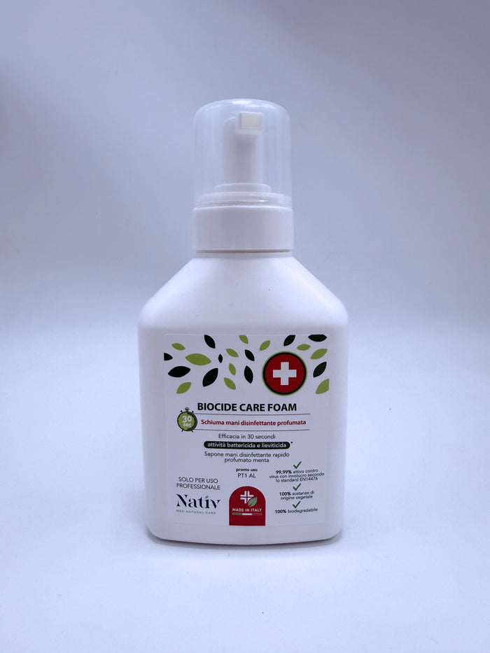 Biocide Care Foam, schiuma mani disinfettante profumata