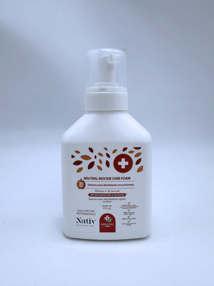 Neutral Biocide Care Foam, schiuma mani disinfettante non profumata