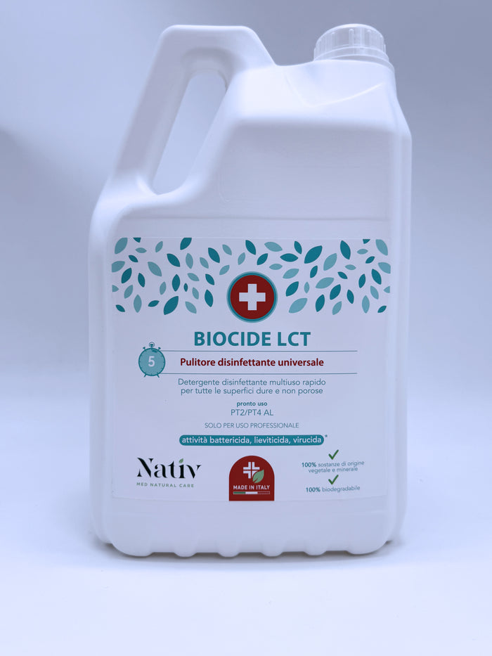 Biocide LCT, pulitore disinfettante universale