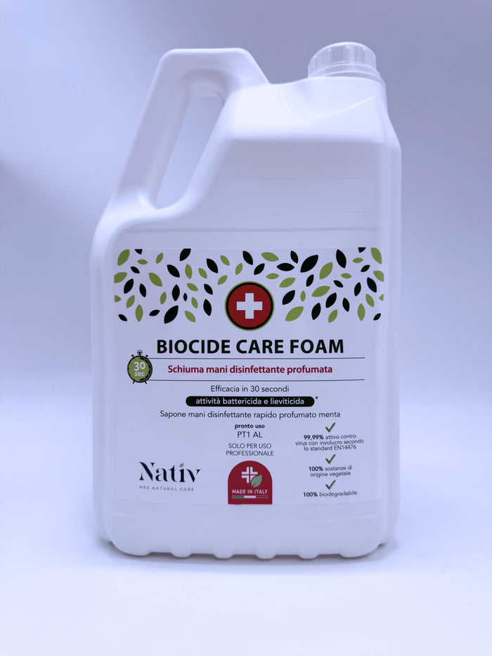 Biocide Care Foam, schiuma mani disinfettante profumata